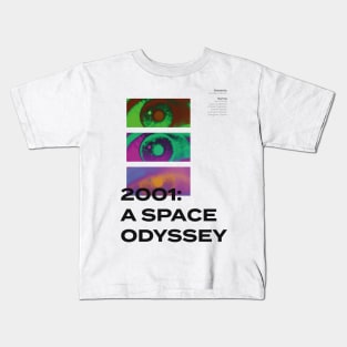 2001: A Space Odyssey - Minimalist Movie Poster - Stanley Kubrick Kids T-Shirt